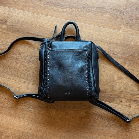 The Sak Black Leather Backpack main image 2